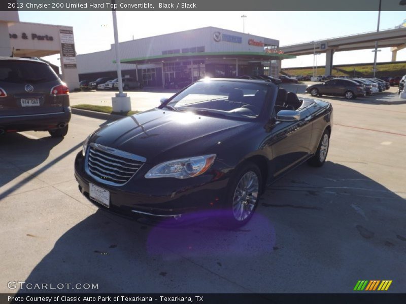 Black / Black 2013 Chrysler 200 Limited Hard Top Convertible
