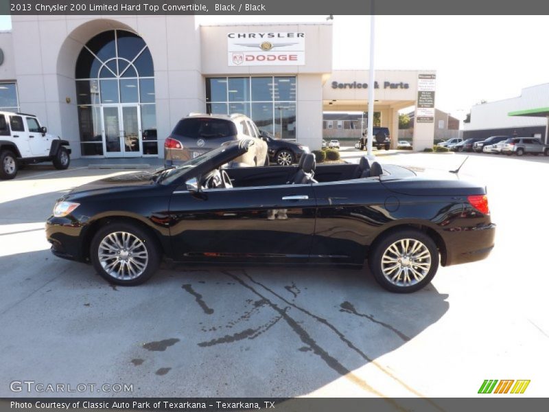 Black / Black 2013 Chrysler 200 Limited Hard Top Convertible