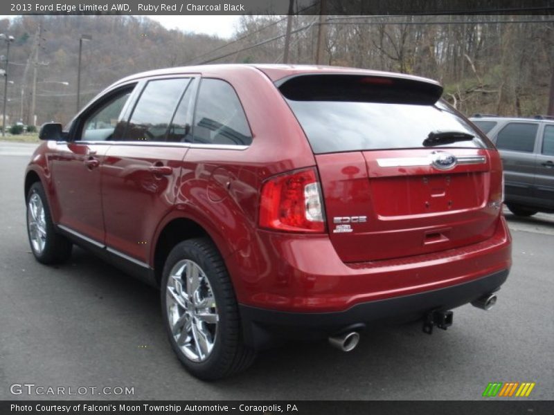 Ruby Red / Charcoal Black 2013 Ford Edge Limited AWD