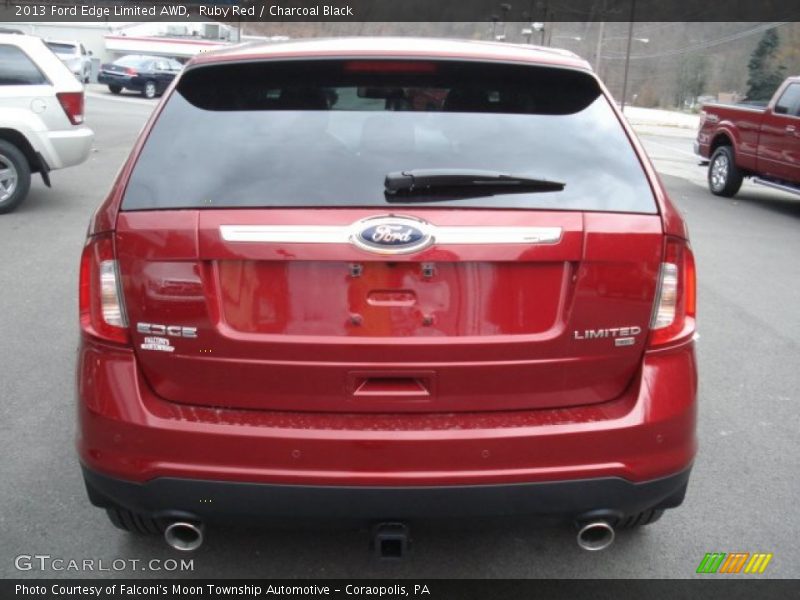 Ruby Red / Charcoal Black 2013 Ford Edge Limited AWD