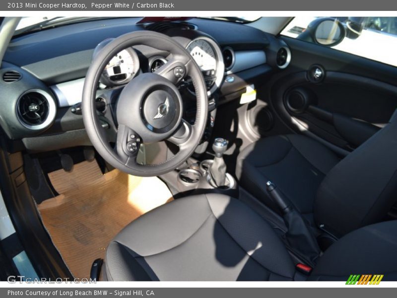 Pepper White / Carbon Black 2013 Mini Cooper Hardtop