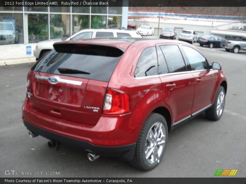 Ruby Red / Charcoal Black 2013 Ford Edge Limited AWD