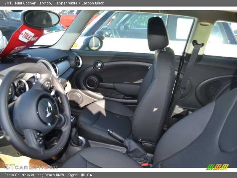 Pepper White / Carbon Black 2013 Mini Cooper Hardtop