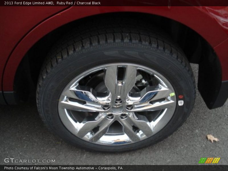 Ruby Red / Charcoal Black 2013 Ford Edge Limited AWD