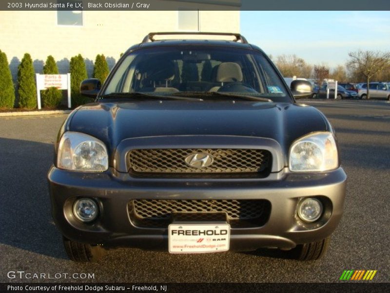 Black Obsidian / Gray 2003 Hyundai Santa Fe LX