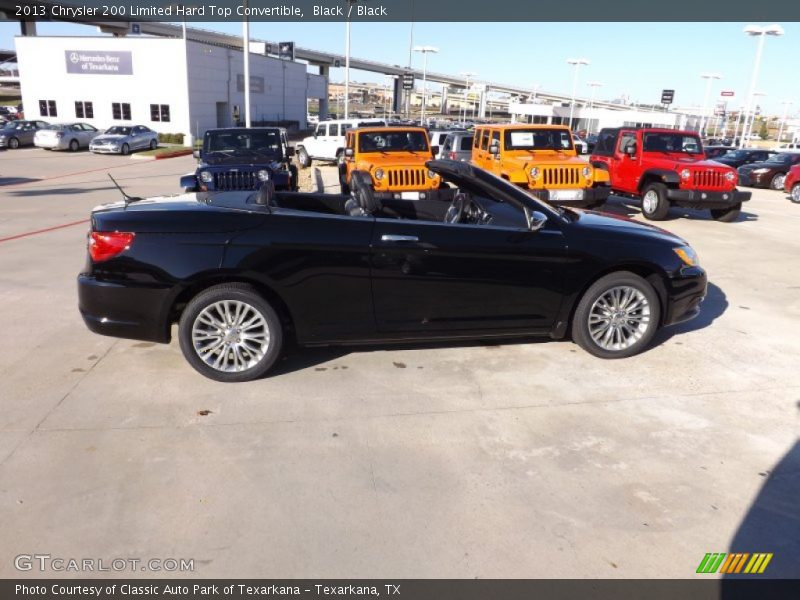 Black / Black 2013 Chrysler 200 Limited Hard Top Convertible