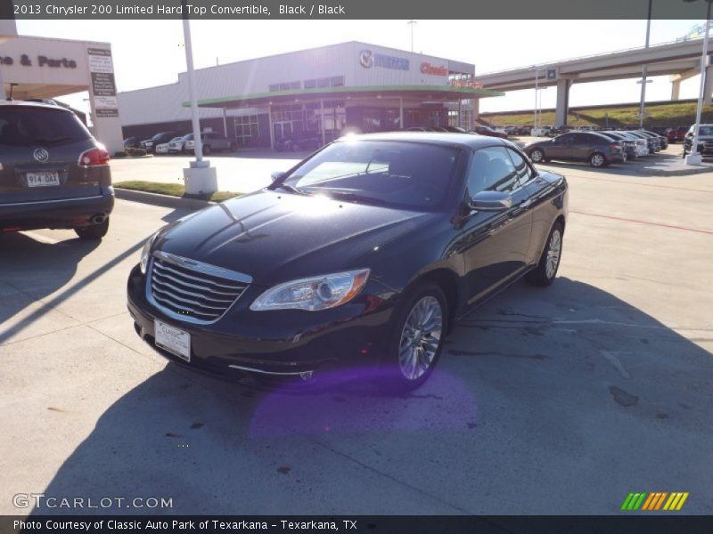 Black / Black 2013 Chrysler 200 Limited Hard Top Convertible