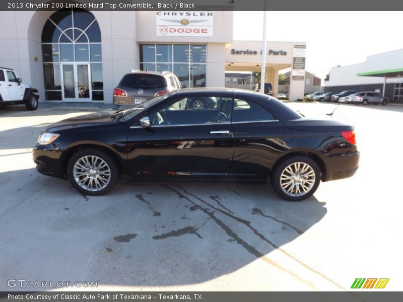 Black / Black 2013 Chrysler 200 Limited Hard Top Convertible