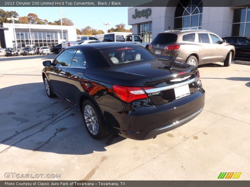 Black / Black 2013 Chrysler 200 Limited Hard Top Convertible
