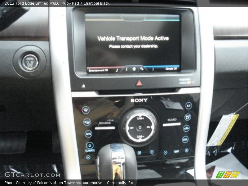 Ruby Red / Charcoal Black 2013 Ford Edge Limited AWD