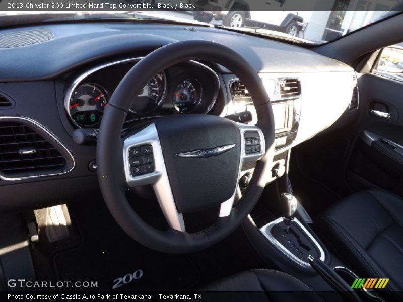 Black / Black 2013 Chrysler 200 Limited Hard Top Convertible
