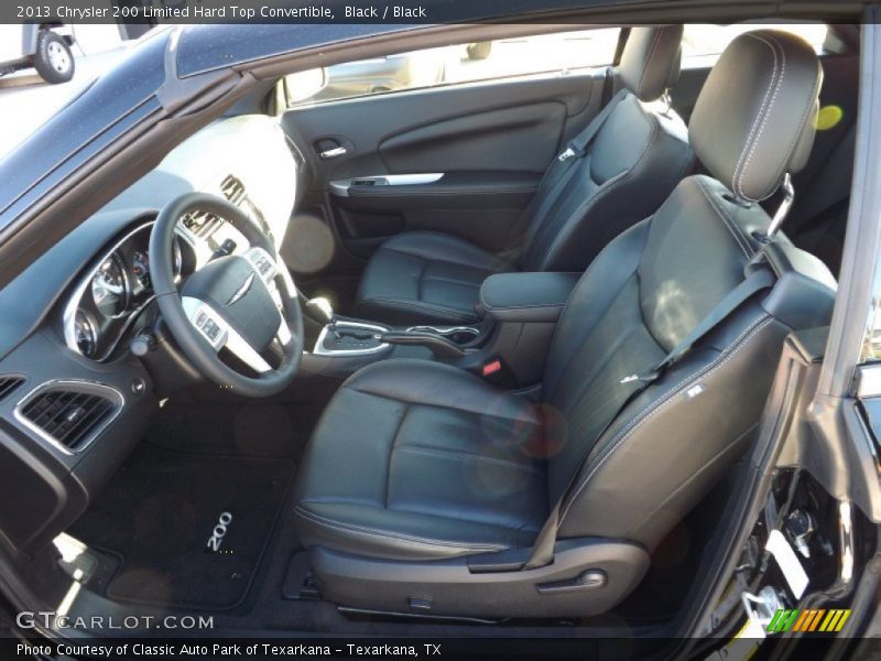 Black / Black 2013 Chrysler 200 Limited Hard Top Convertible