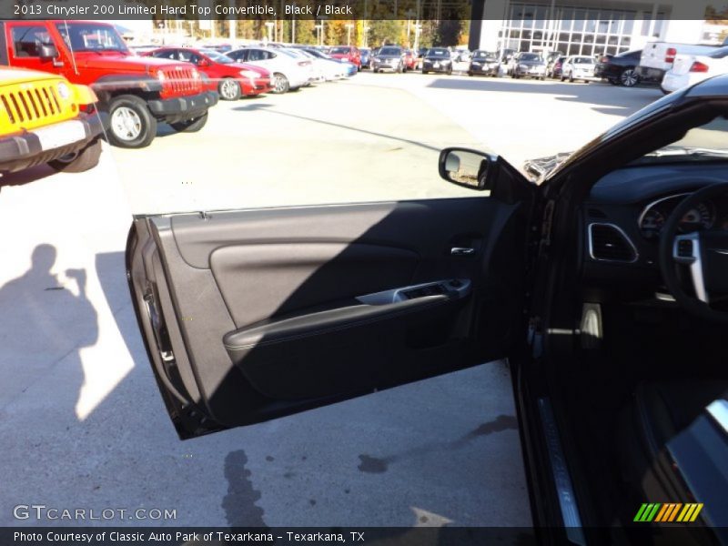 Black / Black 2013 Chrysler 200 Limited Hard Top Convertible