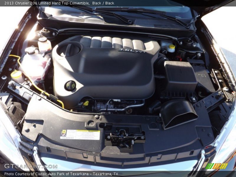 Black / Black 2013 Chrysler 200 Limited Hard Top Convertible