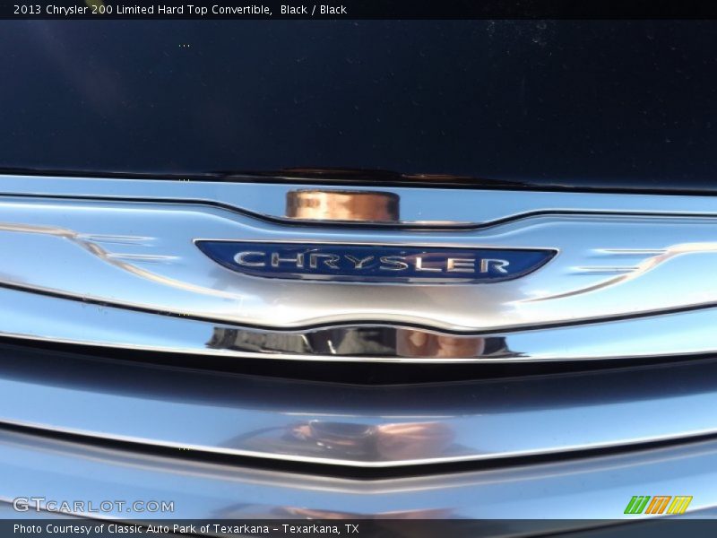 Black / Black 2013 Chrysler 200 Limited Hard Top Convertible
