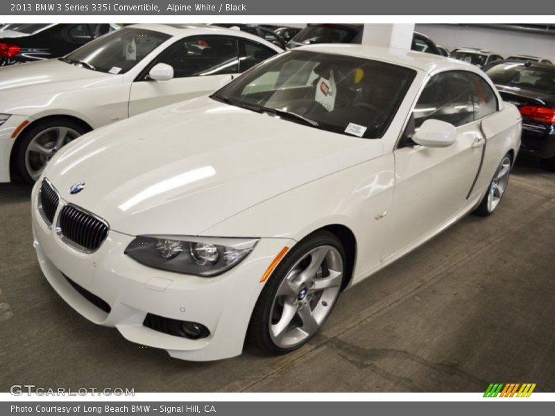 Alpine White / Black 2013 BMW 3 Series 335i Convertible