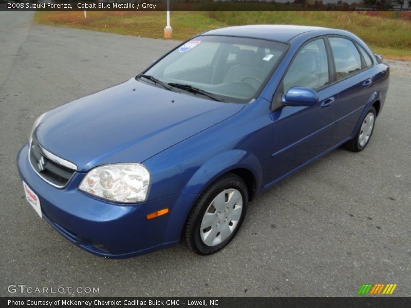 Cobalt Blue Metallic / Grey 2008 Suzuki Forenza