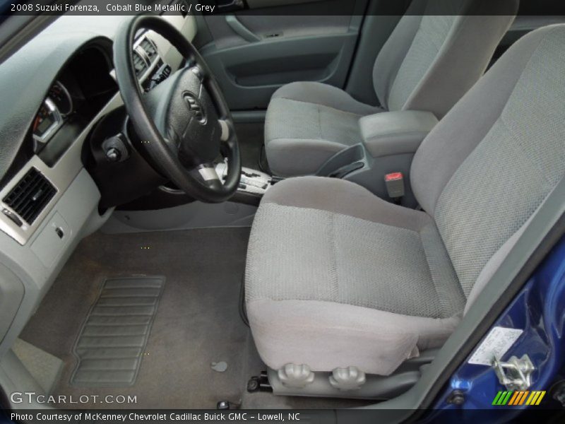 Cobalt Blue Metallic / Grey 2008 Suzuki Forenza