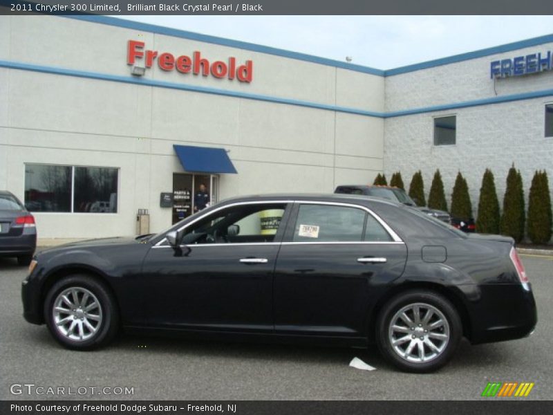 Brilliant Black Crystal Pearl / Black 2011 Chrysler 300 Limited