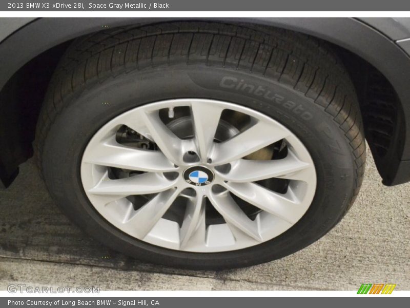 Space Gray Metallic / Black 2013 BMW X3 xDrive 28i
