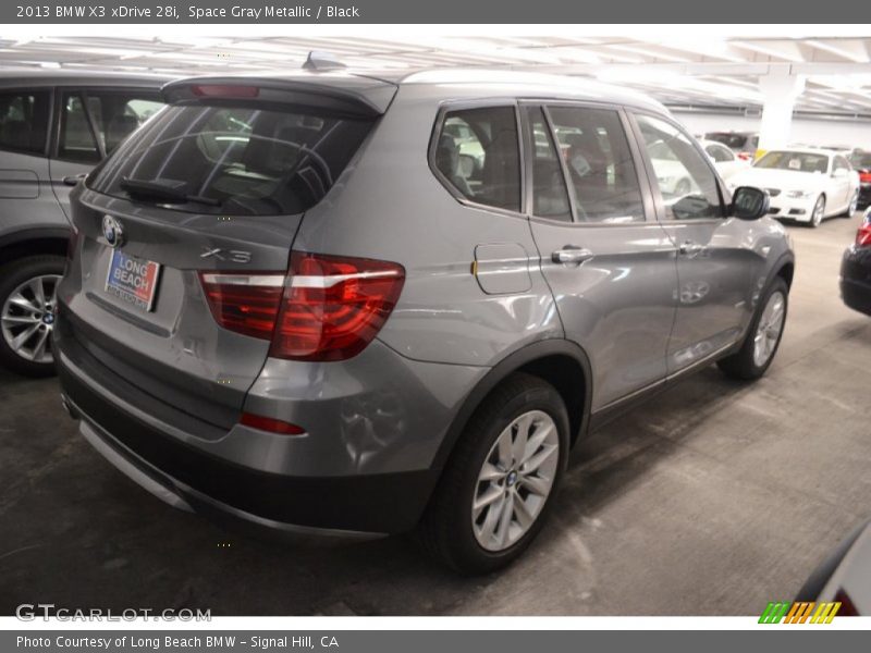 Space Gray Metallic / Black 2013 BMW X3 xDrive 28i