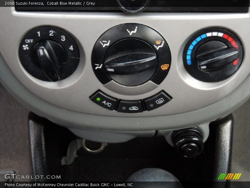 Cobalt Blue Metallic / Grey 2008 Suzuki Forenza
