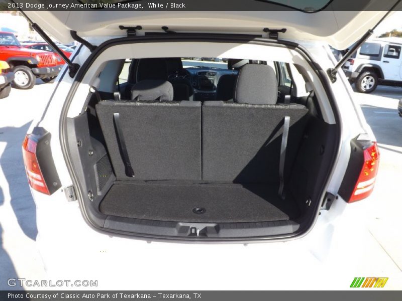 White / Black 2013 Dodge Journey American Value Package
