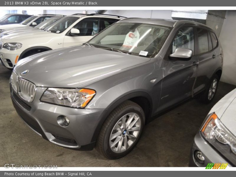 Space Gray Metallic / Black 2013 BMW X3 xDrive 28i
