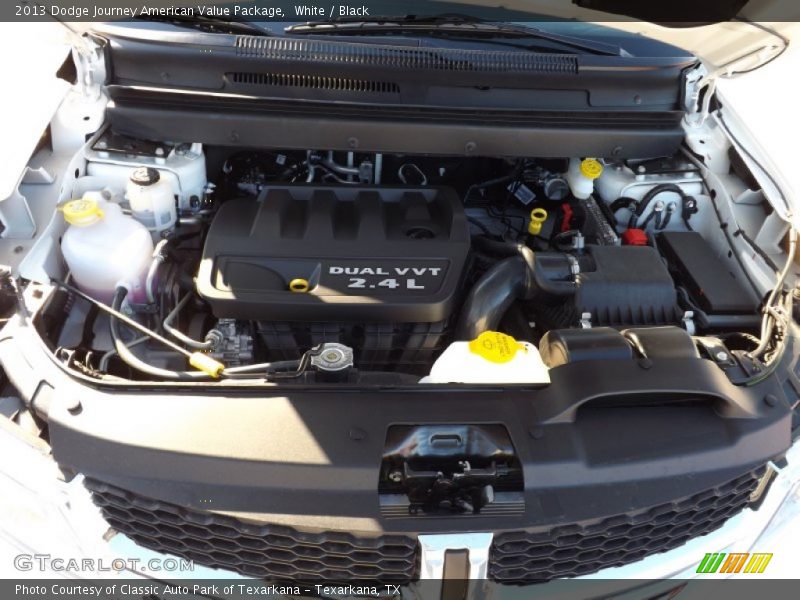 White / Black 2013 Dodge Journey American Value Package