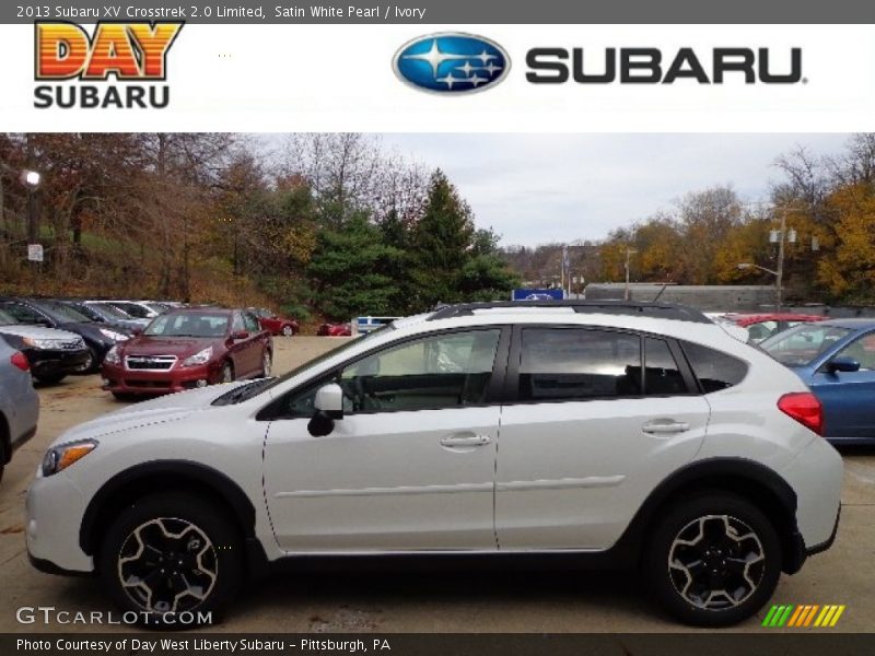 Satin White Pearl / Ivory 2013 Subaru XV Crosstrek 2.0 Limited