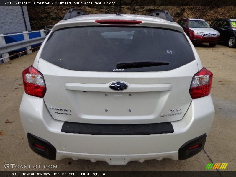 Satin White Pearl / Ivory 2013 Subaru XV Crosstrek 2.0 Limited