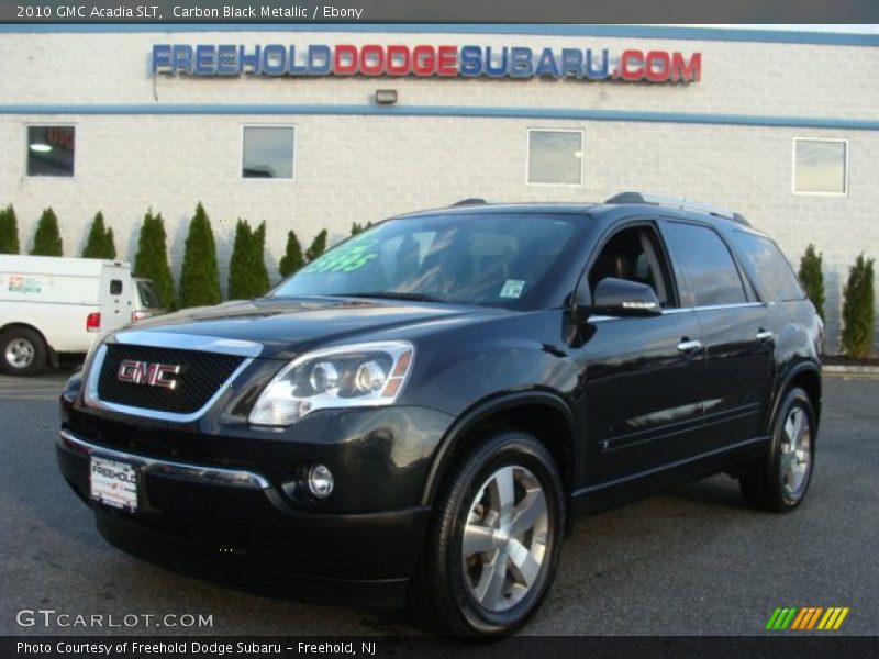 Carbon Black Metallic / Ebony 2010 GMC Acadia SLT