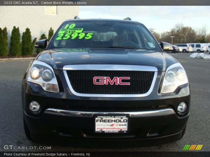 Carbon Black Metallic / Ebony 2010 GMC Acadia SLT