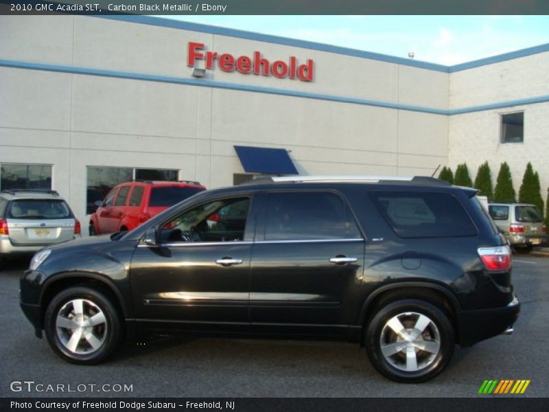 Carbon Black Metallic / Ebony 2010 GMC Acadia SLT