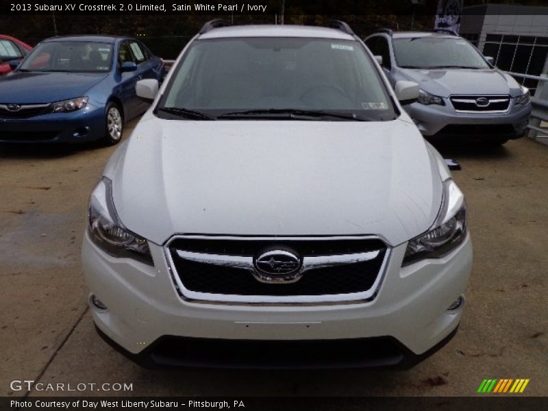 Satin White Pearl / Ivory 2013 Subaru XV Crosstrek 2.0 Limited