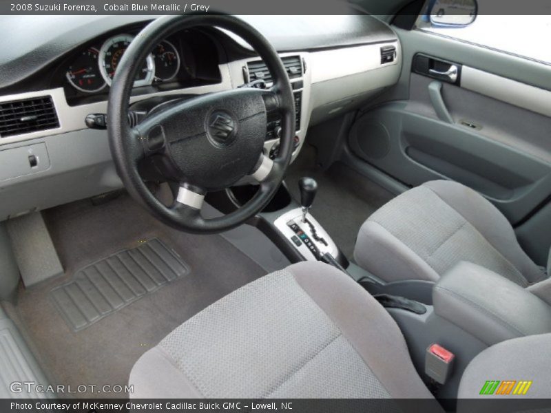 Cobalt Blue Metallic / Grey 2008 Suzuki Forenza