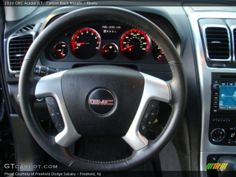 Carbon Black Metallic / Ebony 2010 GMC Acadia SLT