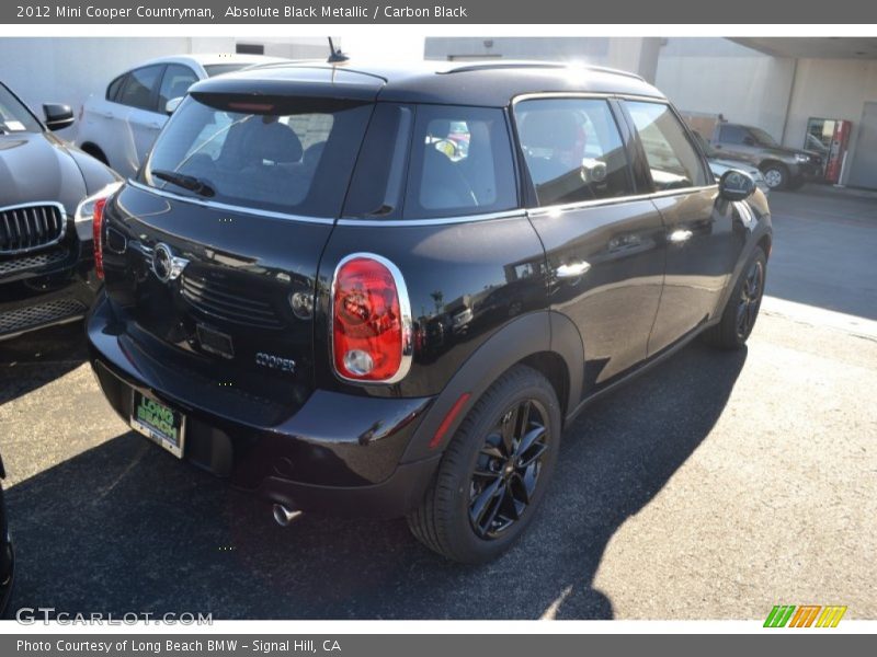 Absolute Black Metallic / Carbon Black 2012 Mini Cooper Countryman