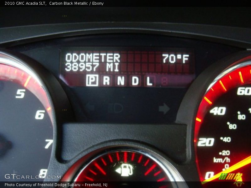 Carbon Black Metallic / Ebony 2010 GMC Acadia SLT