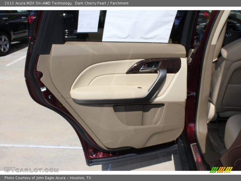 Dark Cherry Pearl / Parchment 2013 Acura MDX SH-AWD Technology