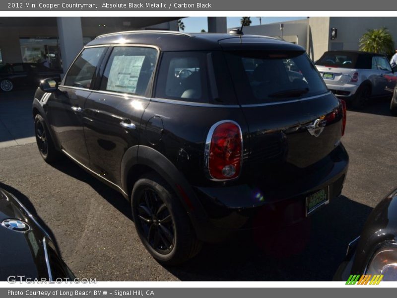 Absolute Black Metallic / Carbon Black 2012 Mini Cooper Countryman