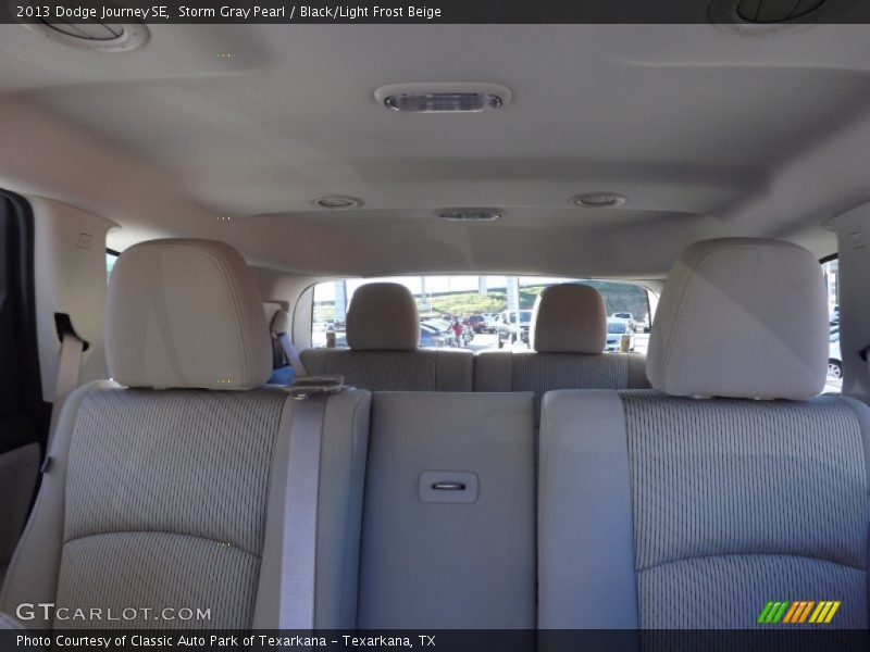 Storm Gray Pearl / Black/Light Frost Beige 2013 Dodge Journey SE