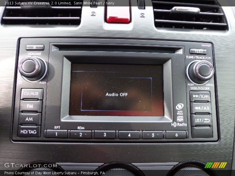 Controls of 2013 XV Crosstrek 2.0 Limited