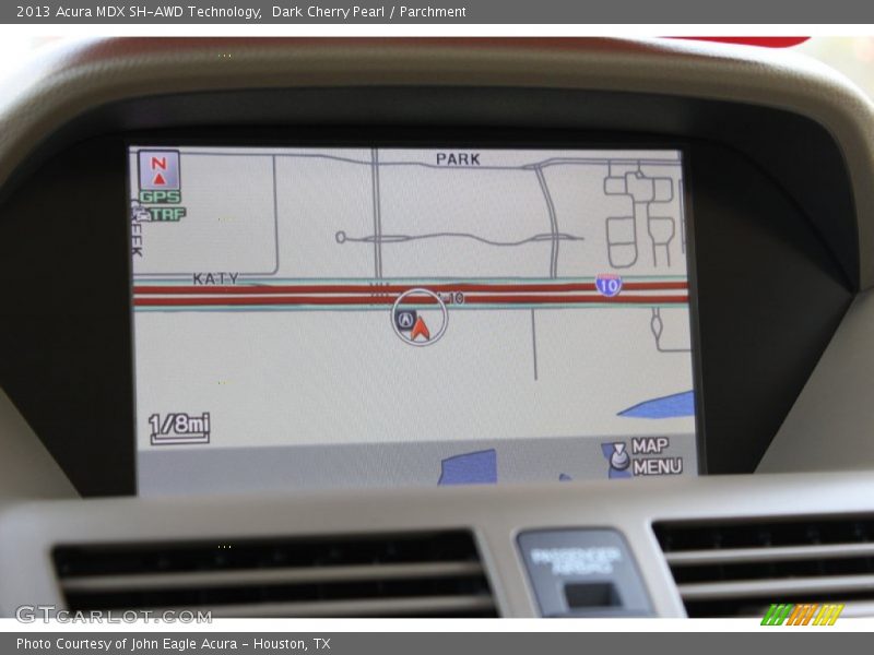 Dark Cherry Pearl / Parchment 2013 Acura MDX SH-AWD Technology