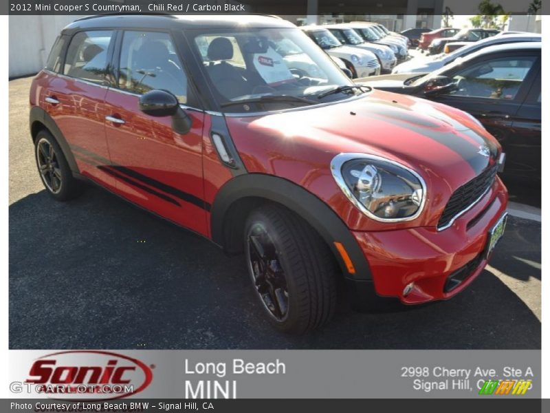 Chili Red / Carbon Black 2012 Mini Cooper S Countryman