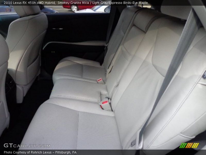 Smokey Granite Mica / Light Gray/Espresso Birds-Eye Maple 2010 Lexus RX 450h AWD Hybrid