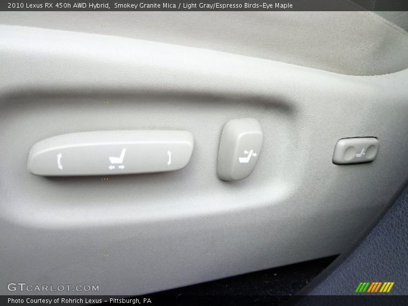 Smokey Granite Mica / Light Gray/Espresso Birds-Eye Maple 2010 Lexus RX 450h AWD Hybrid