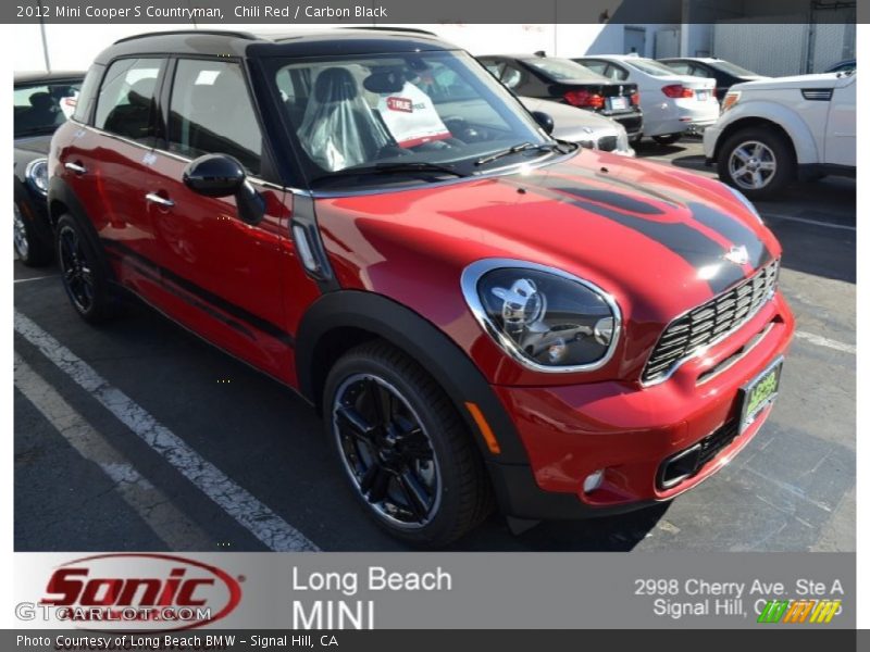 Chili Red / Carbon Black 2012 Mini Cooper S Countryman