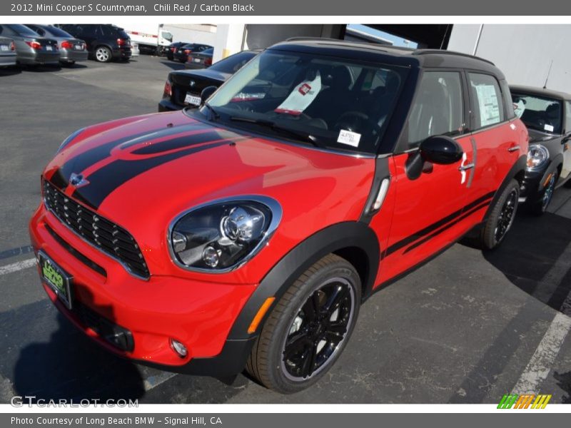 Chili Red / Carbon Black 2012 Mini Cooper S Countryman
