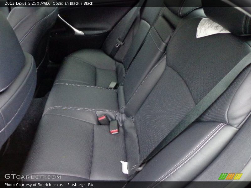 Obsidian Black / Black 2012 Lexus IS 250 AWD